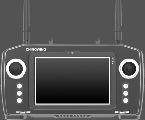IP65 الدرجات تحكم الطائرات بدون طيار مع قذيفة سبائك الألومنيوم الشاشة